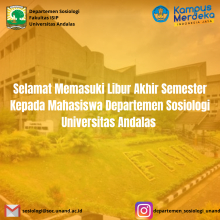 Libur Akhir Semester Genap Mahasiswa Departemen Sosiologi Tahun 2024