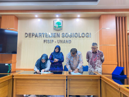 Penandatangan Perjanjian Kerjasama dengan Sosiologi Universitas Bangka Belitung
