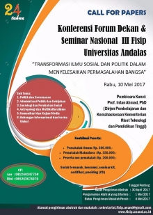 Konferensi Forum Dekan &amp; Seminar Nasional III FISIP Unand