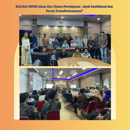 KULIAH UMUM Islam dan Ulama Perempuan : Jejak Intelektual dan Peran Transformasional&rdquo;