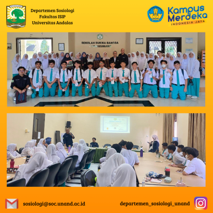 Sinergi dan Kolaborasi untuk Generasi Emas : Roadshow Departemen Sosiologi FISIP Universitas Andalas ke SMA Sukma Bangsa Lhokseumawe