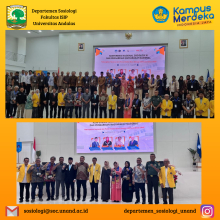 Pelaksanaan Konferensi Nasional Sosiologi XI dan Pengabdian Kepada Masyarakat : Menuju Indonesia Emas 2045