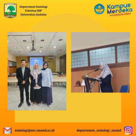 Dosen Departemen Sosiologi FISIP Universitas Andalas Raih Gelar Doktor dari Universitas Padjadjaran